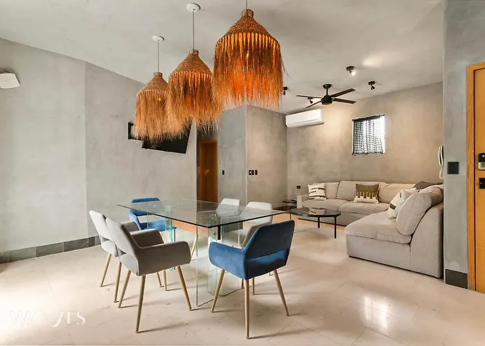 Ferienhaus Ubicacion: 5ta Av. | Luminoso Depto. De 2 Rec. Playa del Carmen
